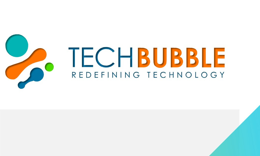 Isologotipo del proyecto Tech Bubble, perteneciente al ecosistema de FUNTESO, Fundación Tecnología Social.