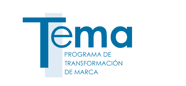 Isologotipo del Programa de Transformación Estratégica de Marca (TEMA), perteneciente al Plan de Partners & Patrocinadores de FUNTESO, Fundación Tecnología Social.